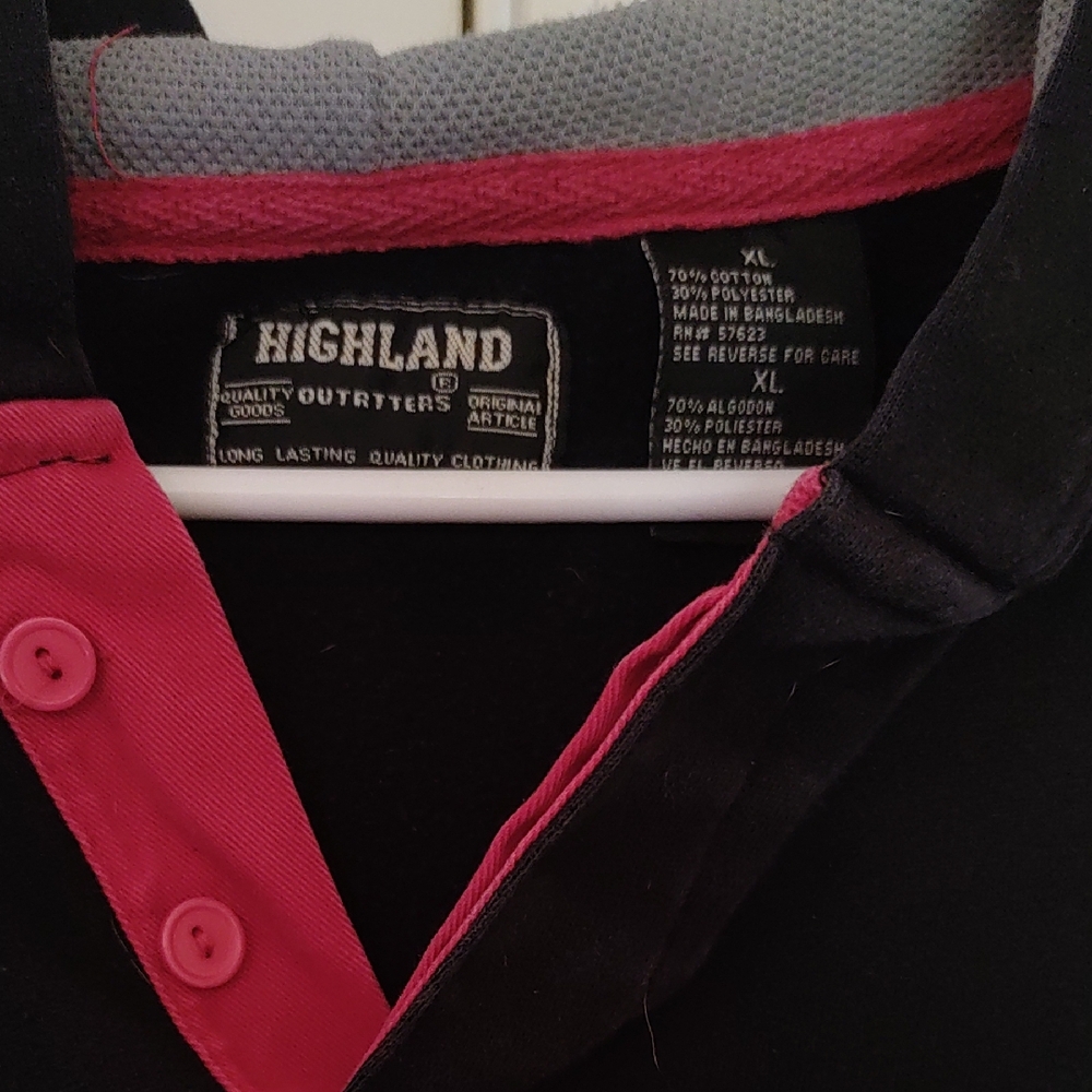 Men's Black and Red Lightweight Jacket